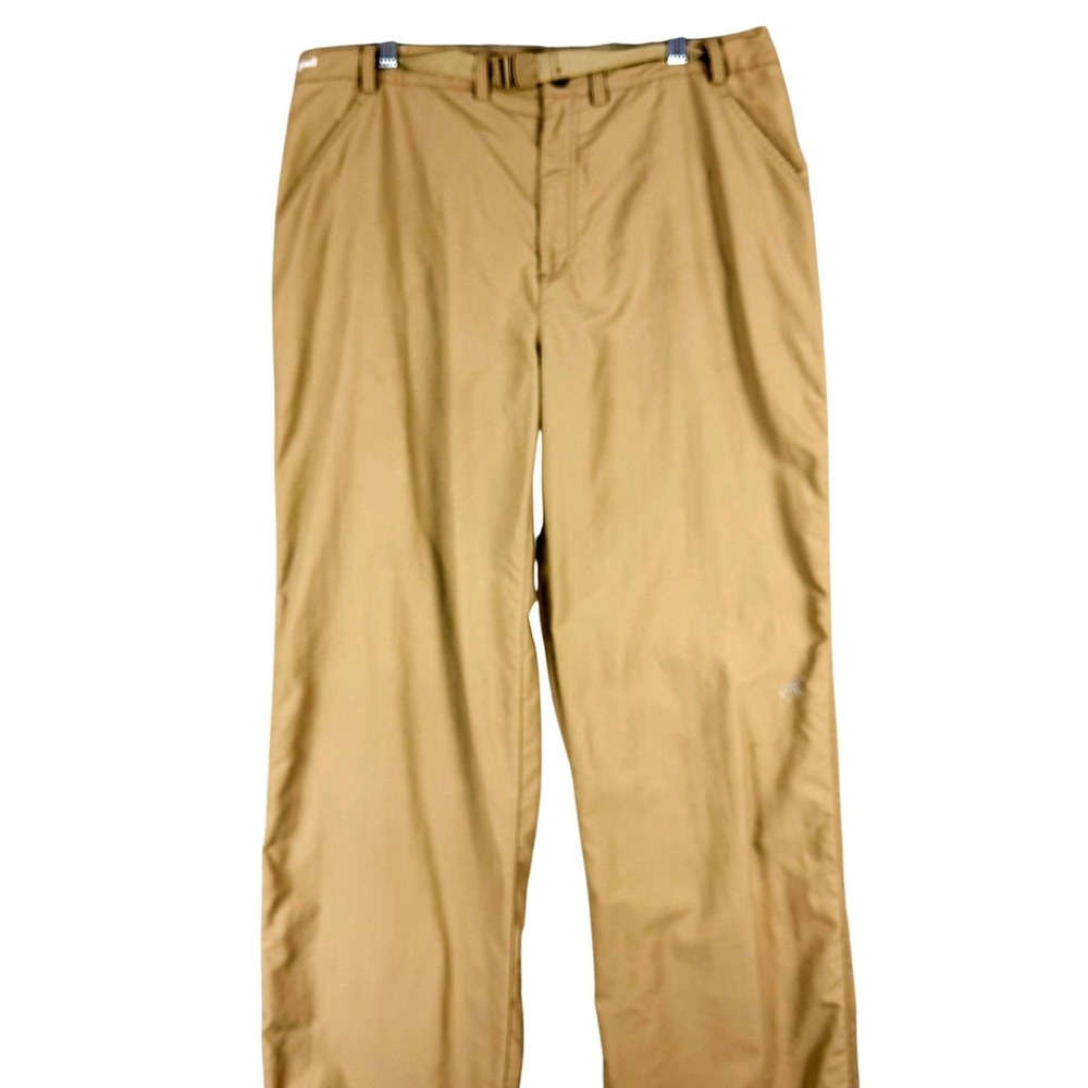 Cloudveil Pants Mens‎ 36x32 Beige Nylon Hiking Adjustable Belt Outdoor